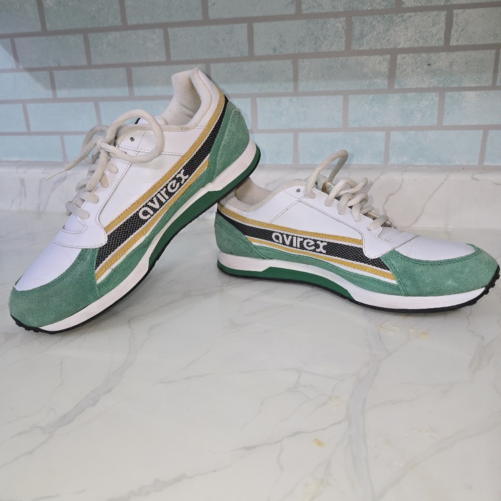 AVIREX SpitFire 2 sneakers Vintage 80's Men Size 9.5